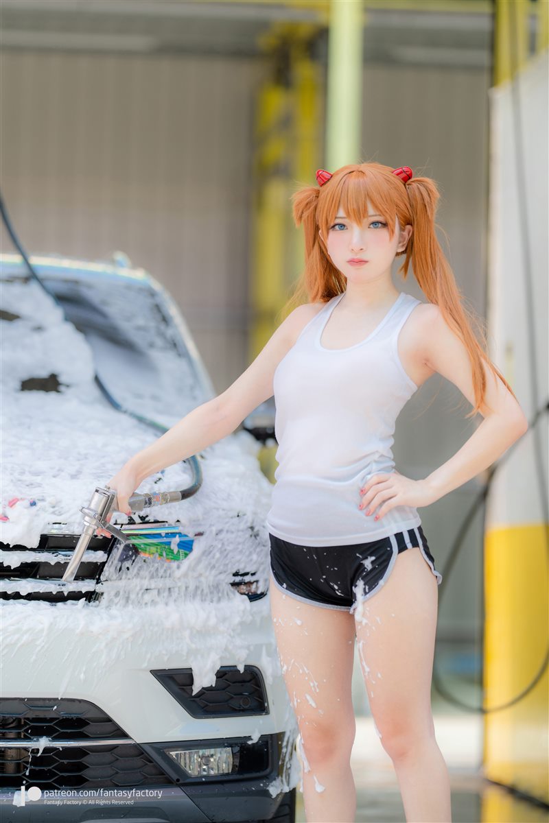 图片[2]-PA_Asuka car wash [32P-141MB] - 呦糖社C+-呦糖社C+