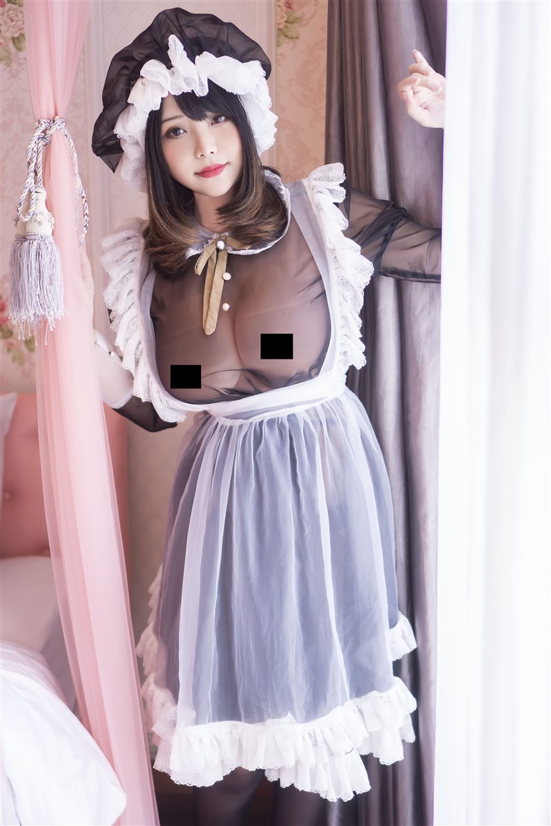 Hana Bunny - See-Through Victorian Maid [10P-16.7MB] - 呦糖社C+-呦糖社C+