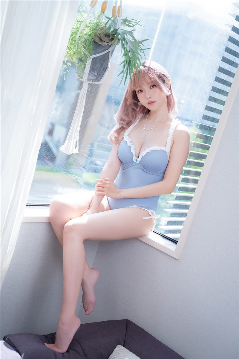 图片[3]-Ely_eee(ElyEE子) - Mist Blue Lady [37P 80MB] - 呦糖社C+-呦糖社C+