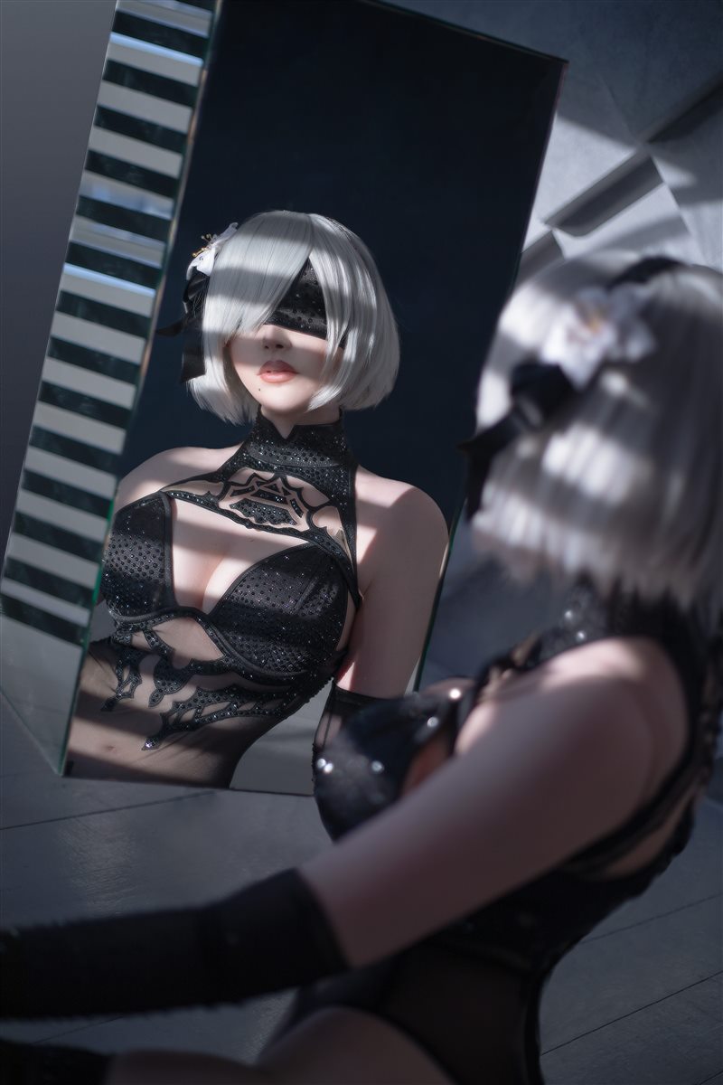 Sayathefox - 2B Cosplay + Lisa [26P 137MB] - 呦糖社C+-呦糖社C+