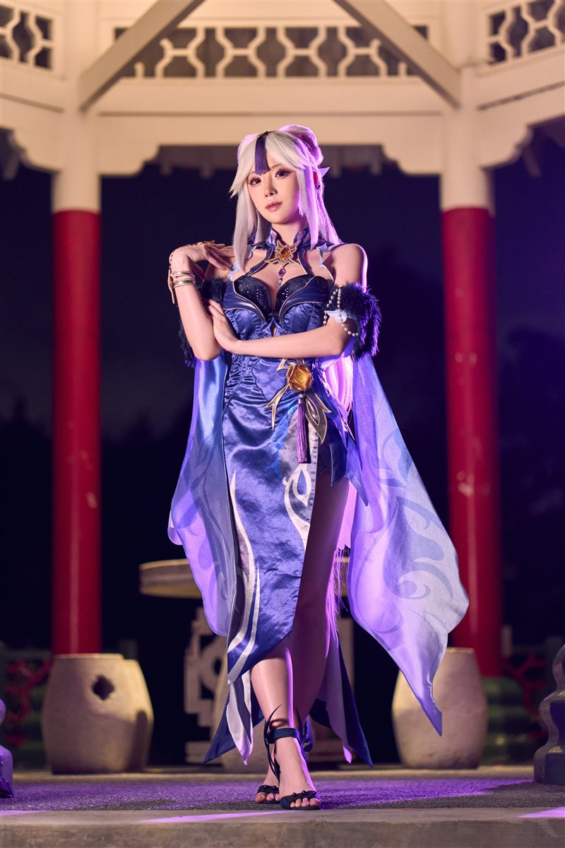 图片[2]-Kiyo - Ningguang Orchid Evening Gown [12P／155M] - 呦糖社C+-呦糖社C+