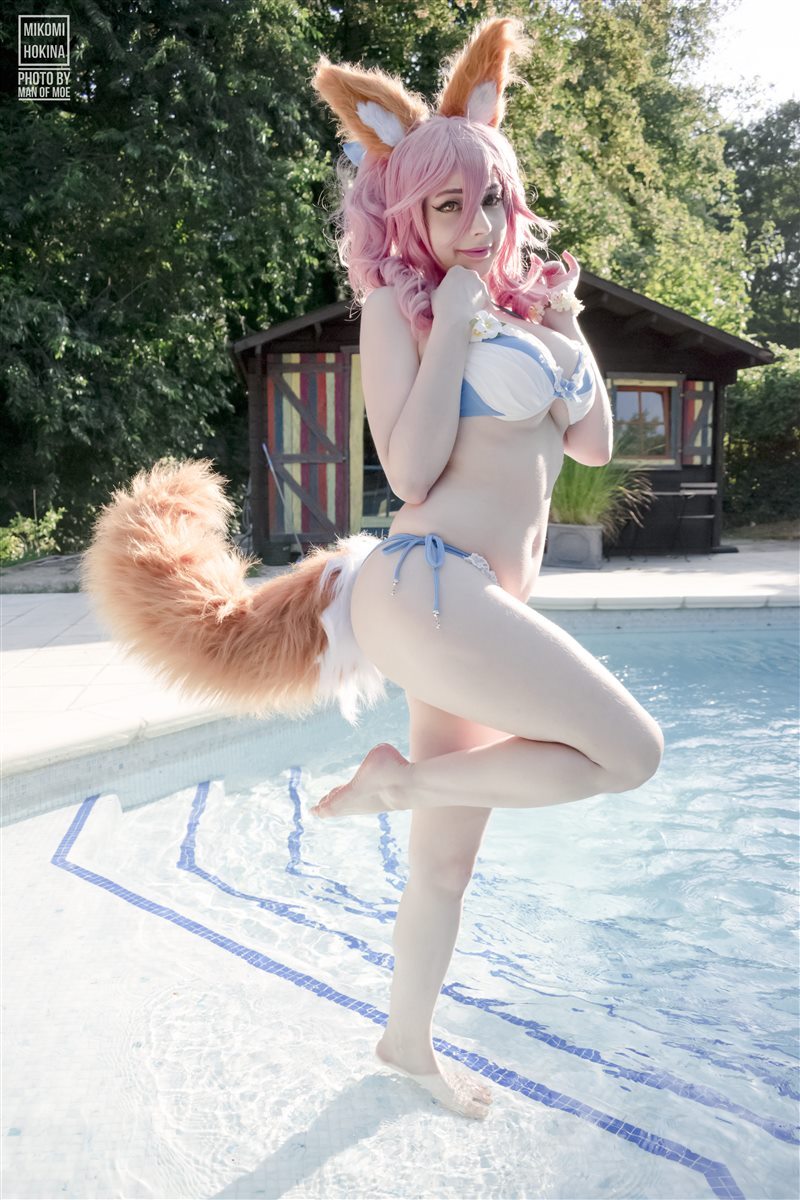 图片[4]-Mikomi Hokina - Summer Tamamo Swimsuit (Fate Grand Order) [185P／2.40GB] - 呦糖社C+-呦糖社C+