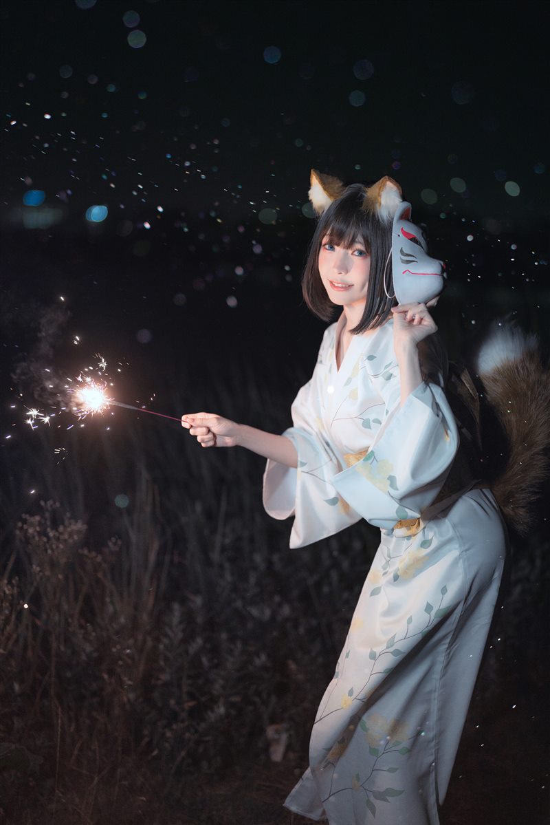 Ely_eee(ElyEE子) - Dongitsune Yukata 浴衣狐[26P+1V／131MB] - 呦糖社C+-呦糖社C+