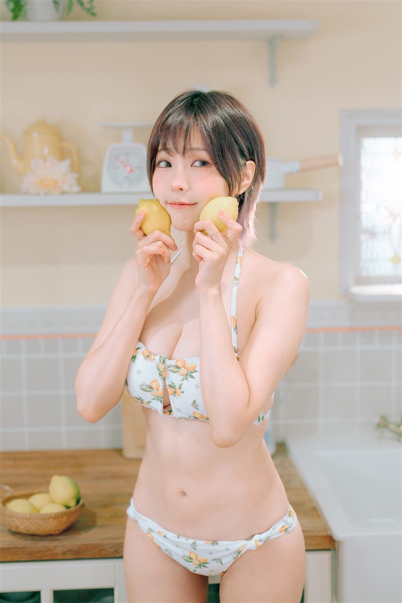 图片[6]-Ely_eee(ElyEE子) - NO.124 2023.august C-檸檬泳裝 Lemon Swimsuit [31P／113MB] - 呦糖社C+-呦糖社C+