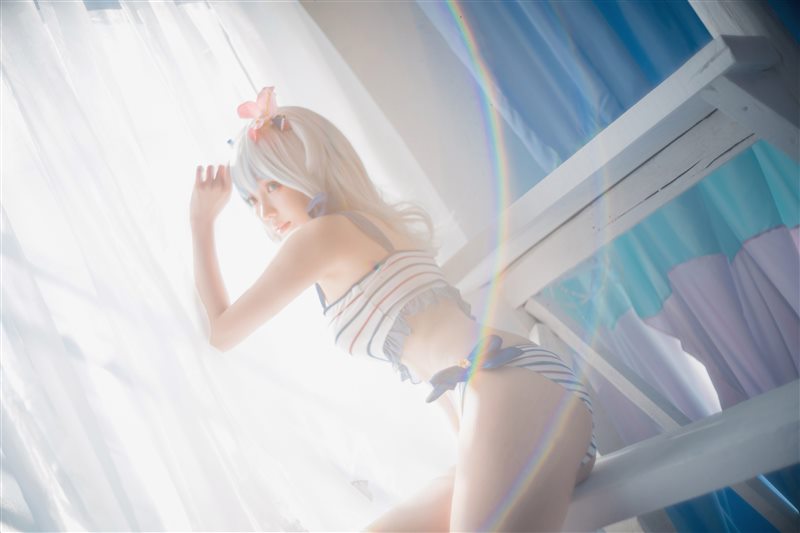 图片[6]-Ely_eee(ElyEE子) - Gawr Gura Swimsuit [26P／51MB] - 呦糖社C+-呦糖社C+