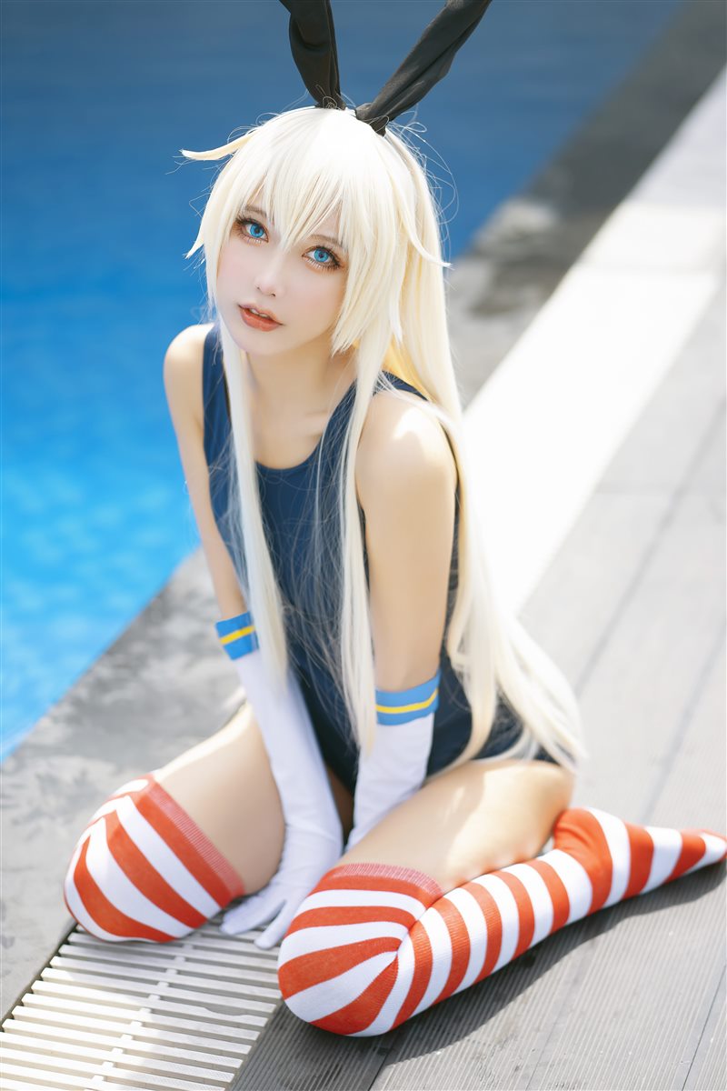 MingTao 明桃 - Shimakaze Swimsuit [31P／278MB] - 呦糖社C+-呦糖社C+