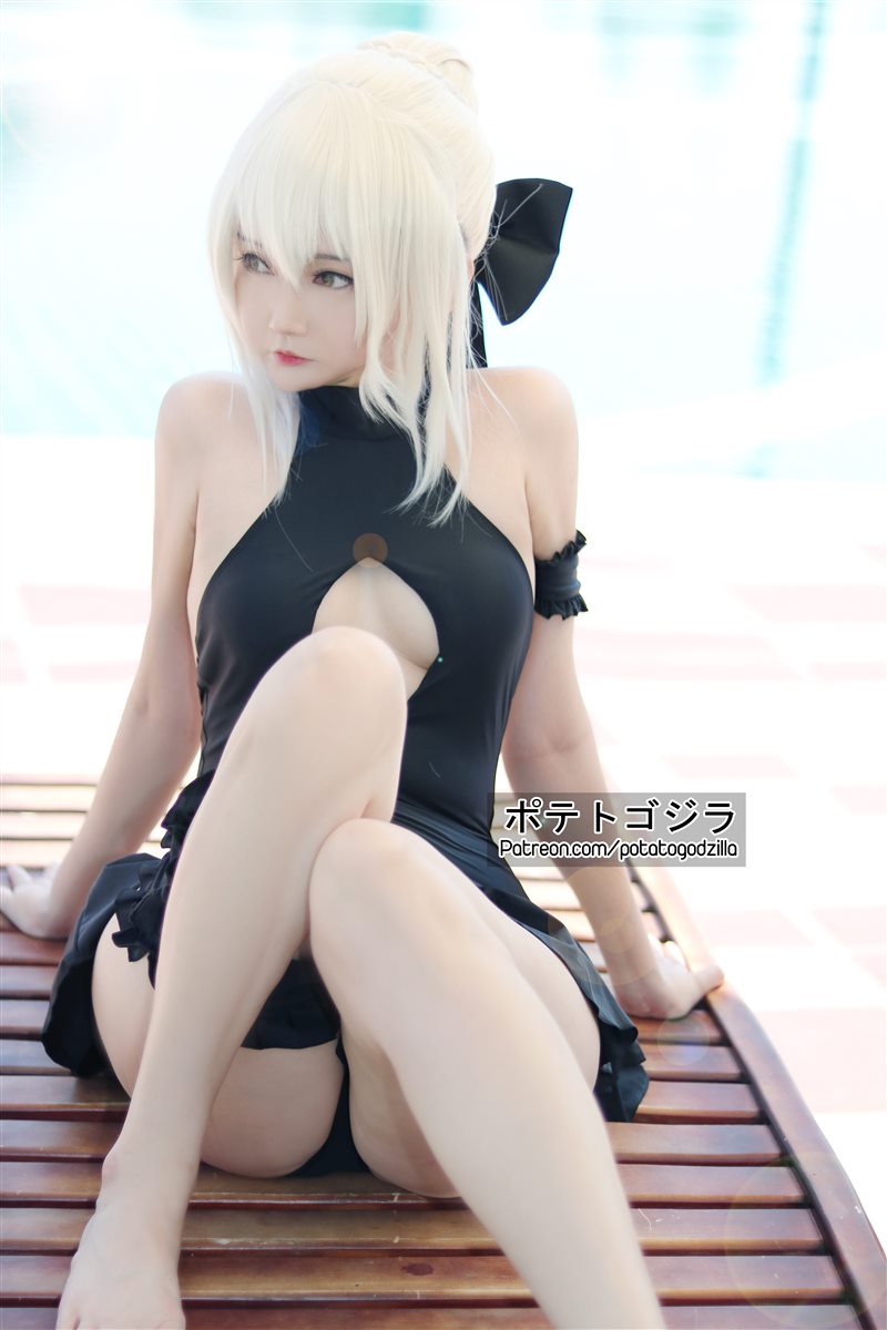 图片[6]-Potato Godzilla - Saber Alter Swimsuit [18P／109MB] - 呦糖社C+-呦糖社C+