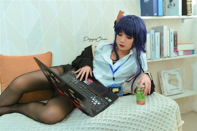 图片[2]-Poppa Chan - Raiden Shogun Officer (Sexy and Cute content) [25P+3V／166MB] - 呦糖社C+-呦糖社C+