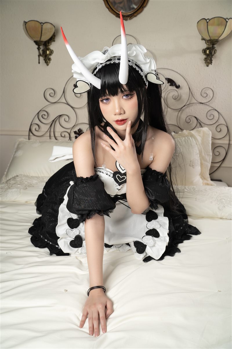 PoppaChan - cosplay NOshiro Maid Azur Lane [127P+11V／803MB] - 呦糖社C+-呦糖社C+