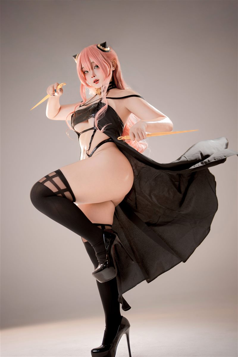 图片[2]-Sayo Momo - Anya Forger アーニャ Latex Suit Assassin [91P+10V／1.10GB] - 呦糖社C+-呦糖社C+